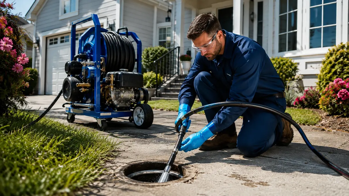 Residential Hydro Jet Drain Cleaning in Jamul