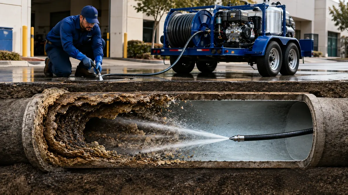 Sewer Pipe Descaling in Jamul